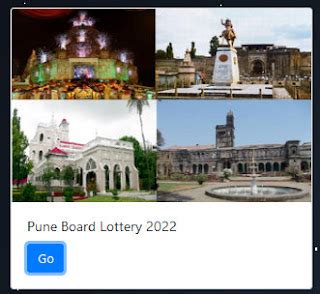 PUNE BOARD LOTTERY JUNE .